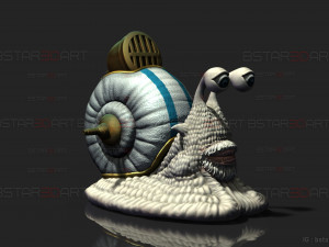 One Piece LA - Den Den Mushi - Transponder Snail High Quality Model Cetak 3D