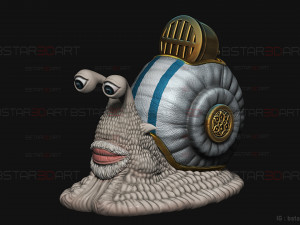 One Piece LA - Den Den Mushi - Transponder Snail High Quality Model Cetak 3D