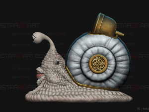 One Piece LA - Den Den Mushi - Transponder Snail High Quality Model Cetak 3D