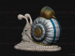 One Piece LA - Den Den Mushi - Transponder Snail High Quality Model Cetak 3D