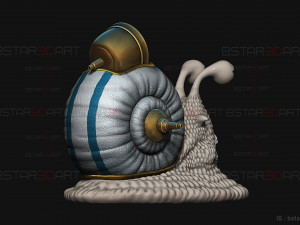 One Piece LA - Den Den Mushi - Transponder Snail High Quality Model Cetak 3D