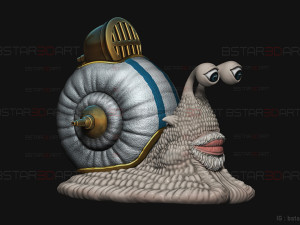 One Piece LA - Den Den Mushi - Transponder Snail High Quality Model Cetak 3D