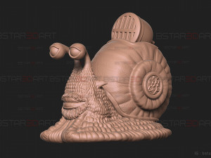 One Piece LA - Den Den Mushi - Transponder Snail High Quality Model Cetak 3D