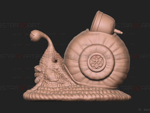 One Piece LA - Den Den Mushi - Transponder Snail High Quality Model Cetak 3D