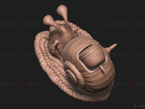 One Piece LA - Den Den Mushi - Transponder Snail High Quality Model Cetak 3D