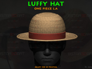 One Piece LA - Luffy Hat High Quality Modèles 3D en vedette