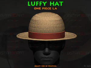 One Piece LA &ndash; Ruffy-Hut von hoher Qualit&auml;t 3D Druckmodell