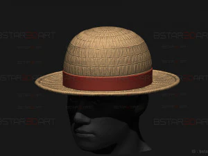 One Piece LA - Luffy Hat High Quality 3D Print Model