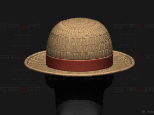 One Piece LA - Luffy Hat High Quality 3D Print Model