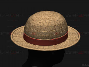 One Piece LA - Luffy Hat High Quality Modello di stampa 3D