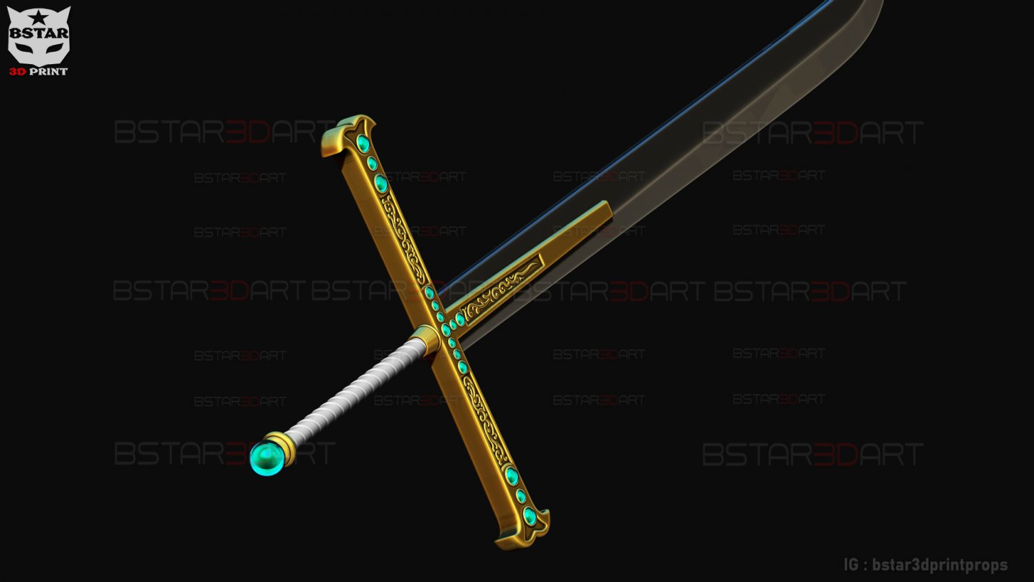 Yoru Sword - Mihawk Weapon High Quality - One Piece Live Action | 3D Print  Model