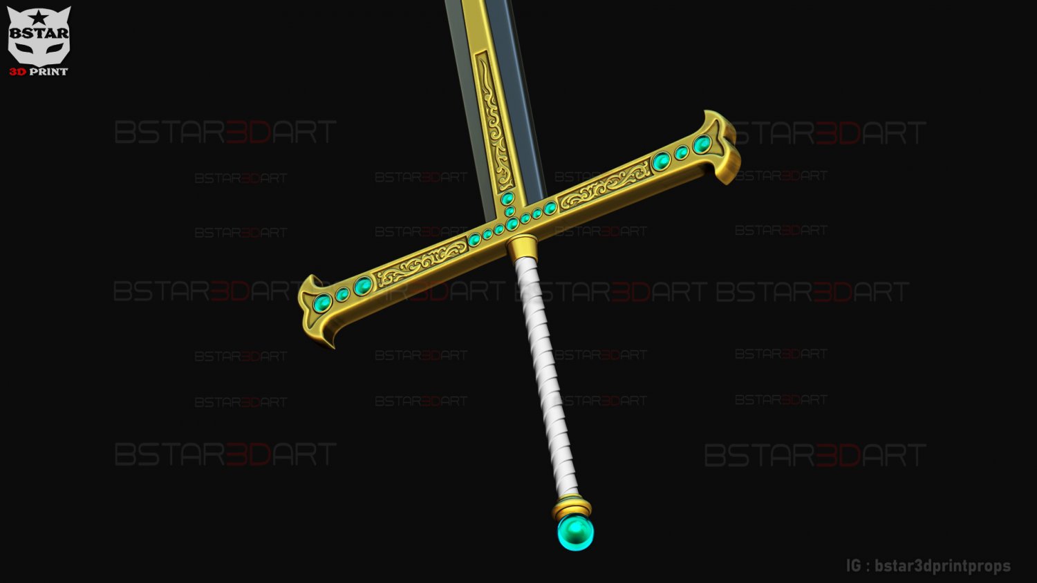 3D printer Yoru Sword - Mihawk Weapon High Quality - One Piece Live Action  • made with Anycubic・Cults