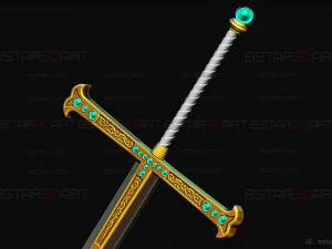 Yoru Sword - Mihawk Weapon High Quality - One Piece Live Action 3D Print Model