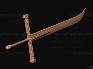 Yoru Sword - Mihawk Weapon High Quality - One Piece Live Action 3D Print Model