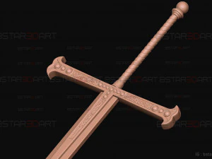 Yoru Sword - Mihawk Weapon High Quality - One Piece Live Action 3D Print Model