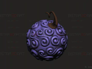 Gomu Gomu No Mi -Luffy Akuma no Mi em One Piece LA Modelo de Impressão 3D