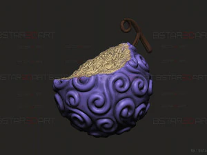 Gomu Gomu No Mi -Luffy Akuma no Mi em One Piece LA Modelo de Impressão 3D