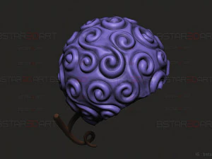 Gomu Gomu No Mi -Luffy Akuma no Mi em One Piece LA Modelo de Impressão 3D