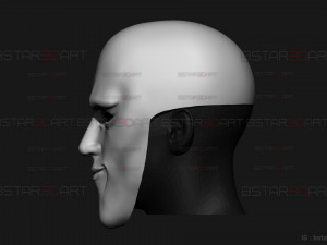 Black Sperm Mask - One Punch Man Cosplay 3D Print Model