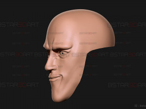 Black Sperm Mask - One Punch Man Cosplay 3D Print Model