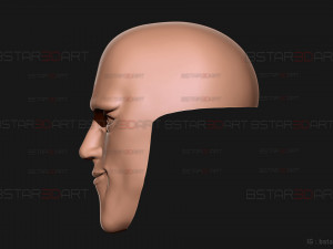 Black Sperm Mask - One Punch Man Cosplay 3D Print Model