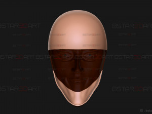 Black Sperm Mask - One Punch Man Cosplay 3D Print Model