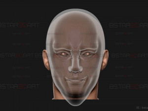 Black Sperm Mask - One Punch Man Cosplay 3D Print Model