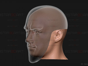 Black Sperm Mask - One Punch Man Cosplay 3D Print Model
