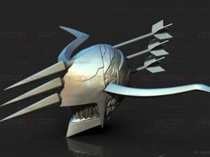 Crossbow Devil Quanxi Helmet - Chainsaw Man Cosplay Modelo de impresión 3D