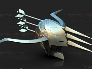 Crossbow Devil Quanxi Helmet - Chainsaw Man Cosplay Modelo de impresión 3D
