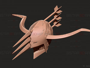 Crossbow Devil Quanxi Helmet - Chainsaw Man Cosplay Modelo de impresión 3D