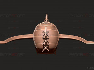 Crossbow Devil Quanxi Helmet - Chainsaw Man Cosplay Modelo de impresión 3D