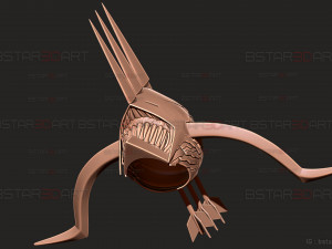 Crossbow Devil Quanxi Helmet - Chainsaw Man Cosplay Modelo de impresión 3D