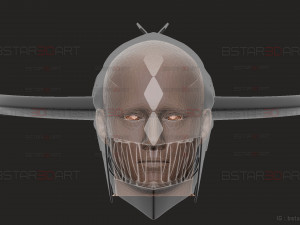 Crossbow Devil Quanxi Helmet - Chainsaw Man Cosplay Modelo de impresión 3D