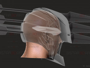 Crossbow Devil Quanxi Helmet - Chainsaw Man Cosplay Modelo de impresión 3D