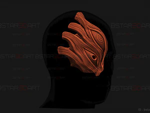 Sukuna Mask - Jujutsu Kaisen Cosplay 3D Print Model