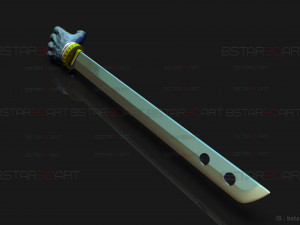 Shigemo Hand Sword - Jujutsu Kaisen Cosplay 3D Принт Модель