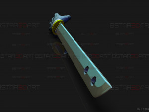 Shigemo Hand Sword - Jujutsu Kaisen Cosplay 3D Принт Модель