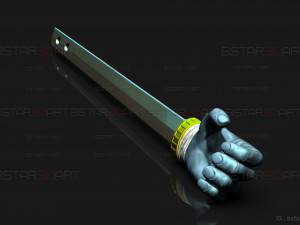 Shigemo Hand Sword - Jujutsu Kaisen Cosplay 3D Принт Модель