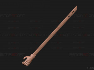 Shigemo Hand Sword - Jujutsu Kaisen Cosplay 3D Принт Модель