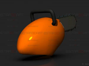Pochita Mask - Chainsaw Man Cosplay 3D Print Model