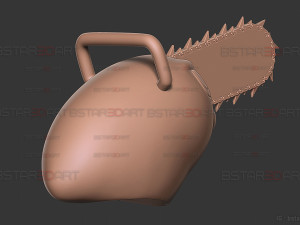 Pochita Mask - Chainsaw Man Cosplay 3D Print Model