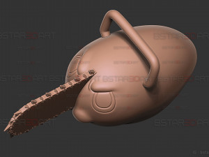 Pochita Mask - Chainsaw Man Cosplay 3D Print Model