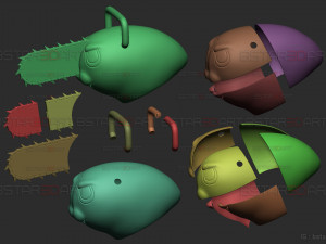 Pochita Mask - Chainsaw Man Cosplay 3D Print Model