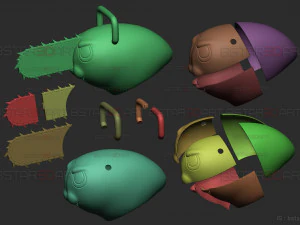 Pochita Mask - Chainsaw Man Cosplay 3D Print Model