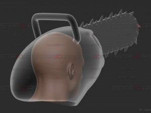 Pochita Mask - Chainsaw Man Cosplay 3D Print Model