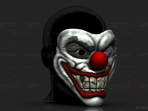 Sweet Tooth Twisted Metal Mask High Quality 3D प्रिंट मॉडल