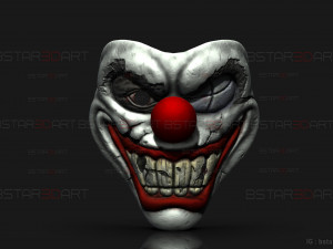 Sweet Tooth Twisted Metal Mask High Quality 3D प्रिंट मॉडल