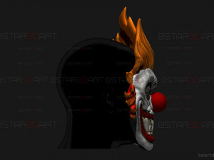 Sweet Tooth Twisted Metal Mask With Hair High Quality 3D Print Model