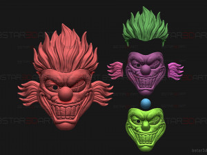 Sweet Tooth Twisted Metal Mask With Hair High Quality 3D Print Model